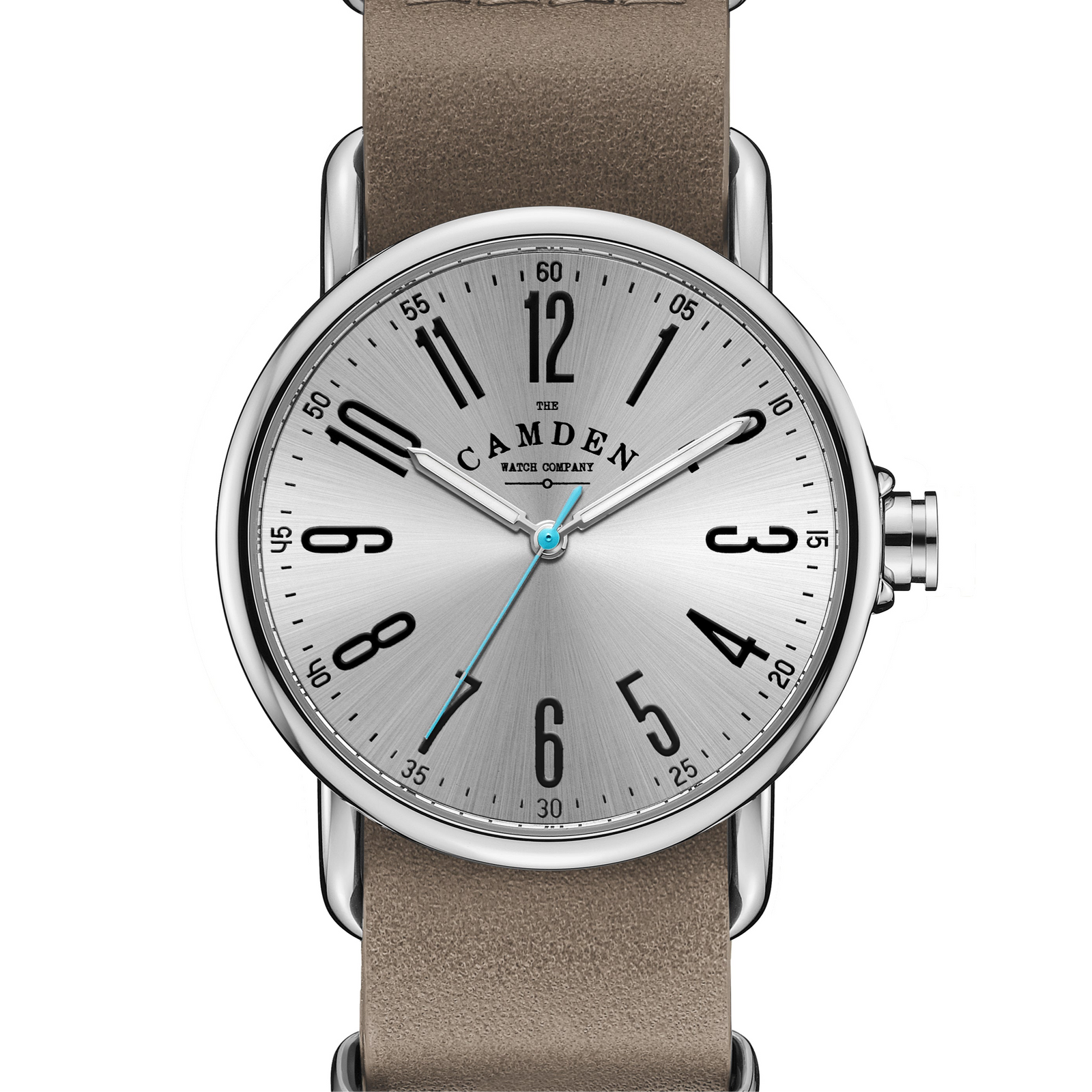 SMALL No.88 Steel and Light Brown Italian Leather