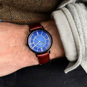 No.27 Midnight Edition on Oxblood Leather