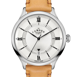 No.274 Swiss Automatic Steel on Tan Italian Leather