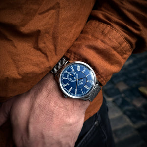 No.29 Steel and Navy on Mesh