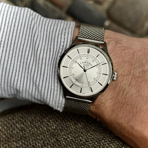 No.274 Swiss Made Steel Quartz on Mesh