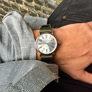 No.88 Steel on Green Nylon