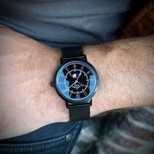 No.27 Moonphase Black on Mesh