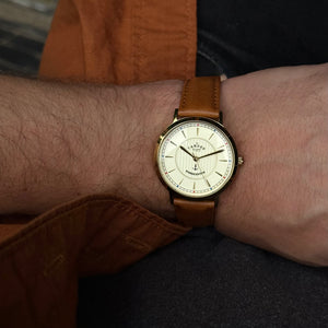 No.27 Camden x Thy Barber on Tan Leather