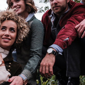 No.88 Steel on Black Leather