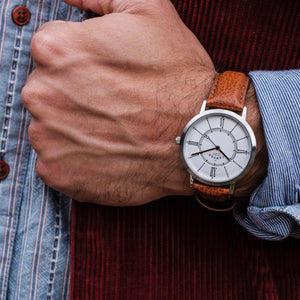 No.27 Type II Steel on Tan Leather