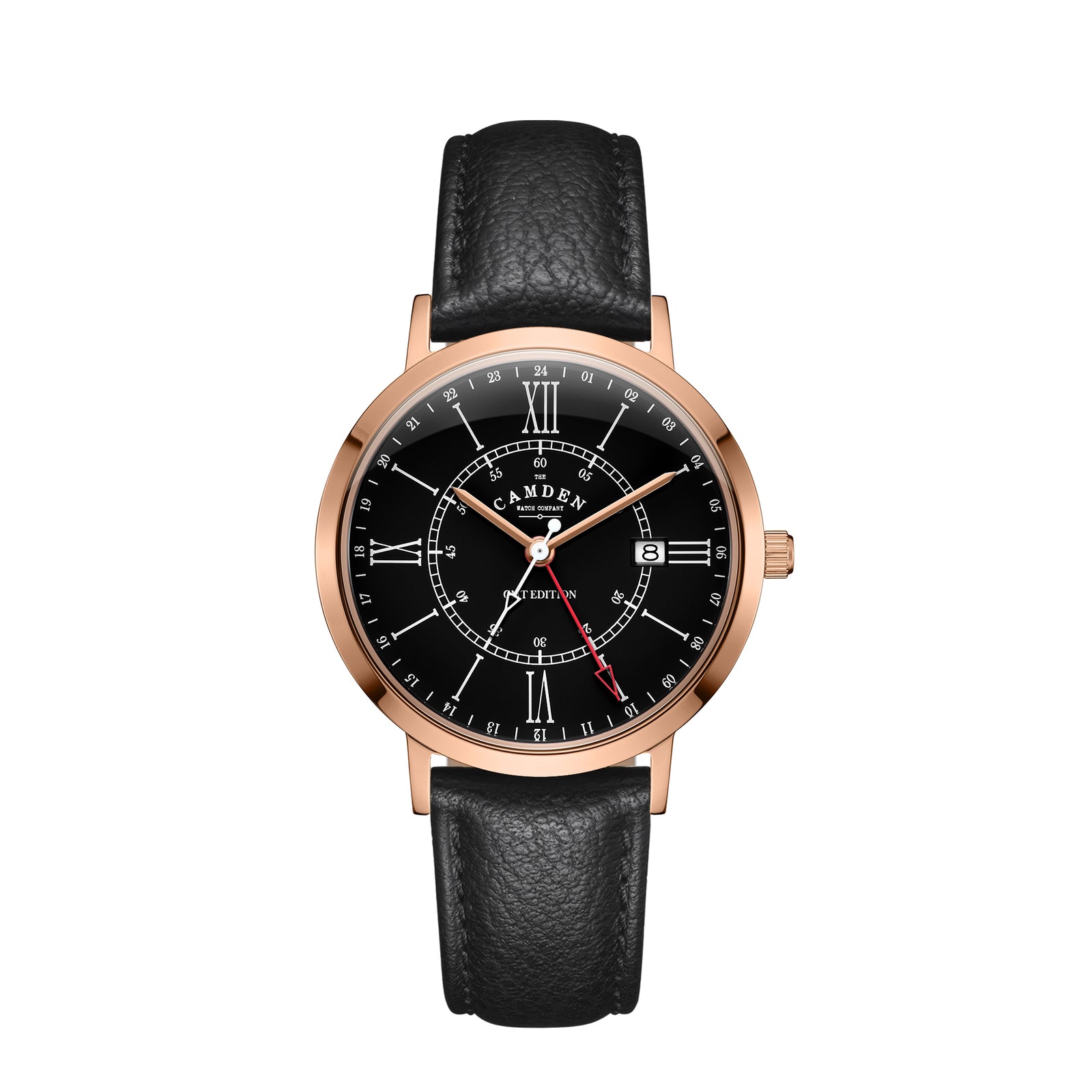 No.27 GMT Rose Gold and Black on Black Leather