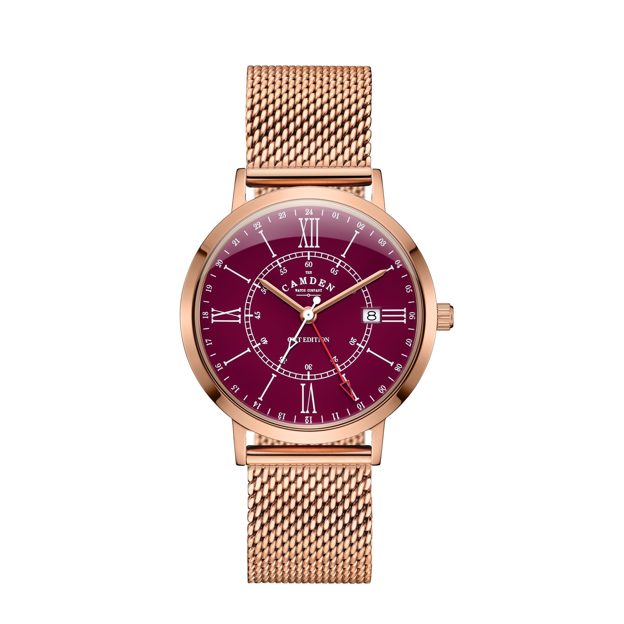 No.27 GMT Rose Gold and Oxblood on Mesh