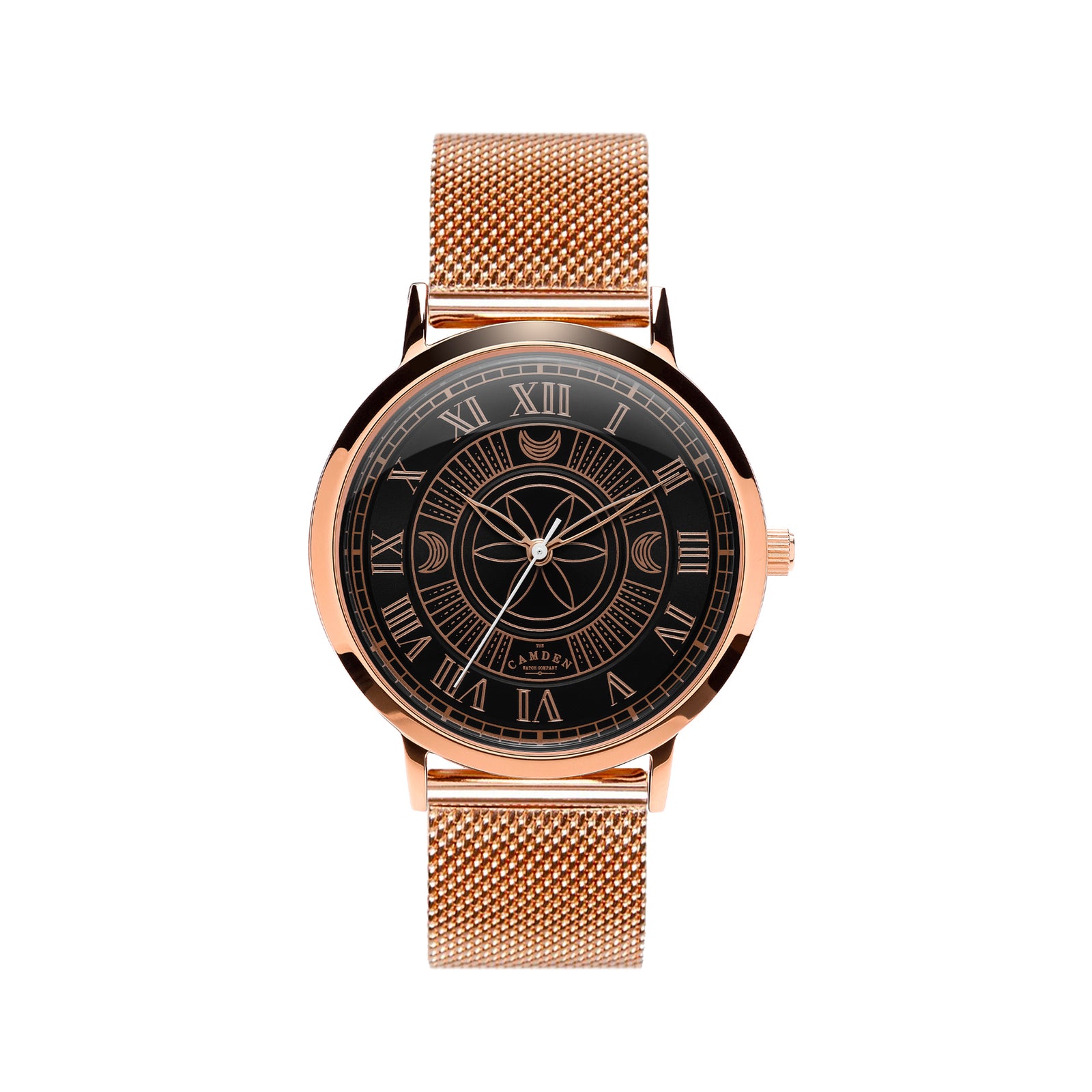 No.27 Witchcraft Rose Gold and Black on Rose Gold Mesh