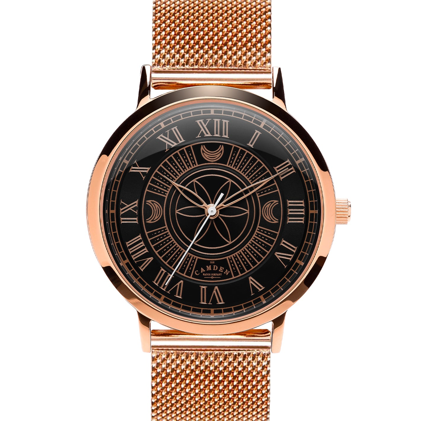 No.27 Witchcraft Rose Gold and Black on Rose Gold Mesh