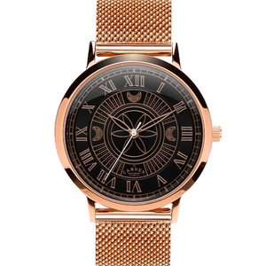 No.27 Witchcraft Rose Gold and Black on Rose Gold Mesh