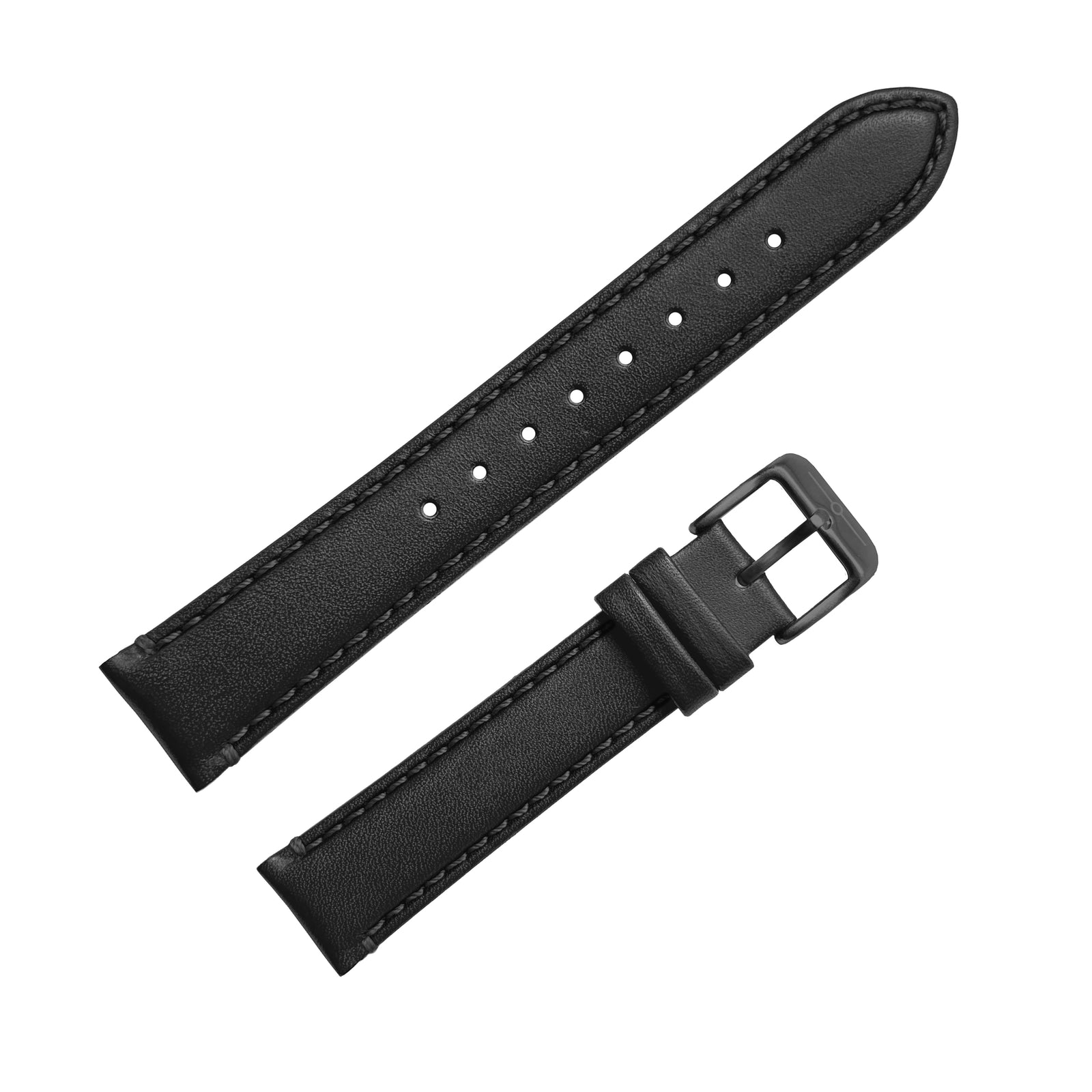 No.274 Italian Leather Black and Black Strap