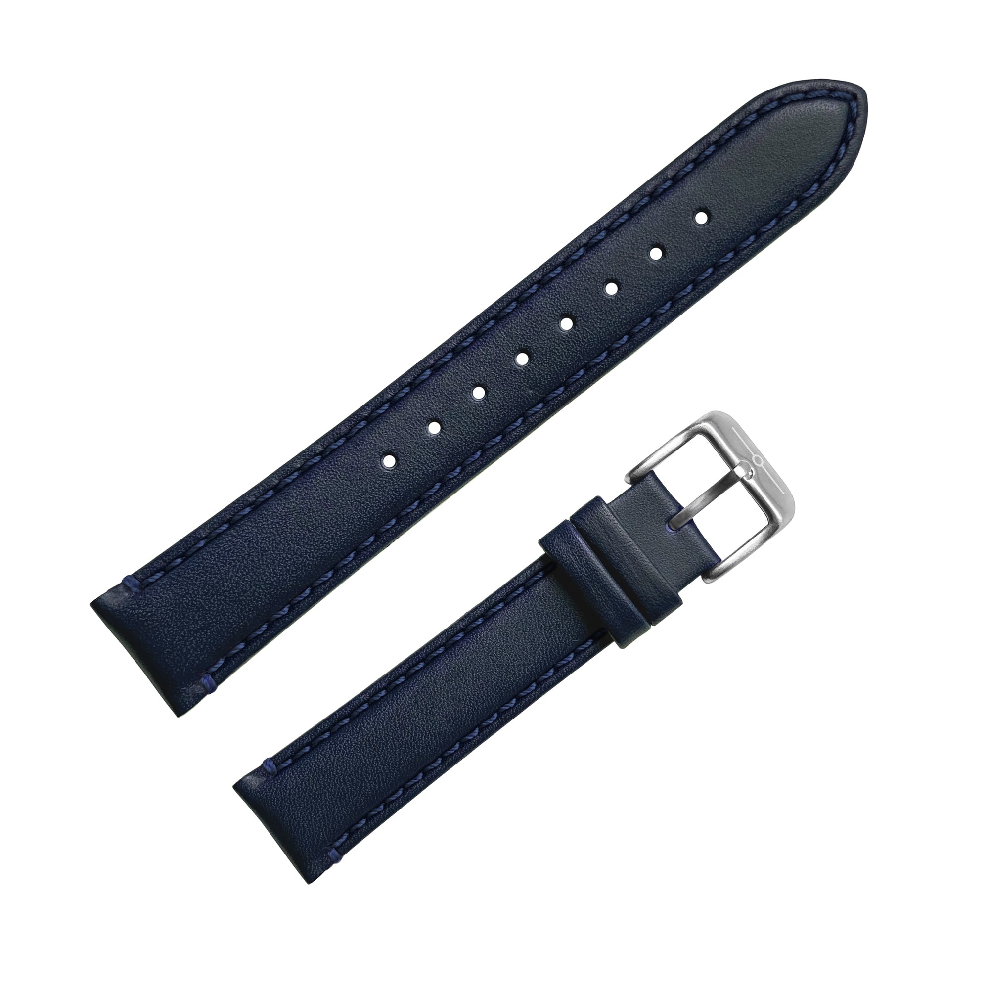 No.274 Italian Leather Navy and Steel Strap