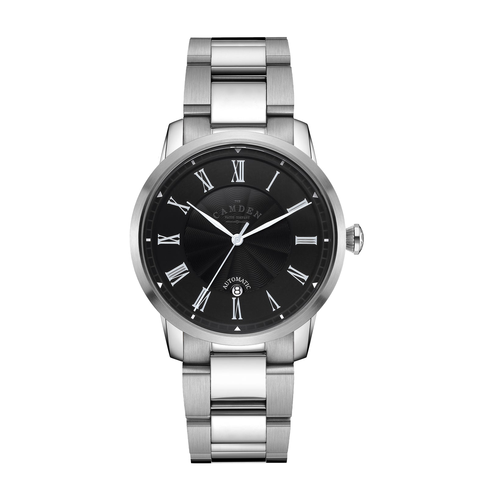 No.29 Automatic Steel and Black on Metal Bracelet