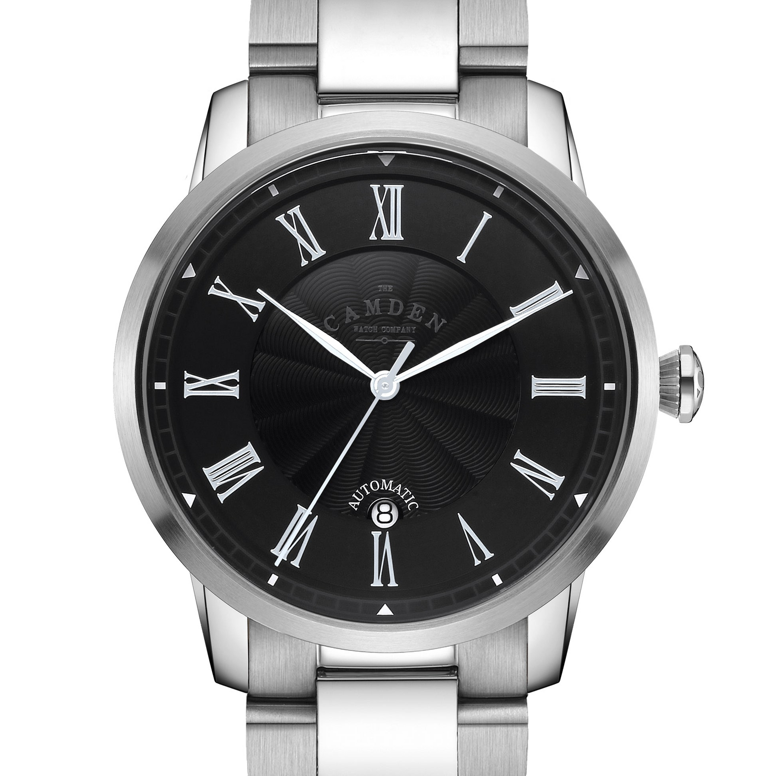 No.29 Automatic Steel and Black on Metal Bracelet