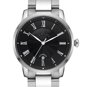 No.29 Automatic Steel and Black on Metal Bracelet