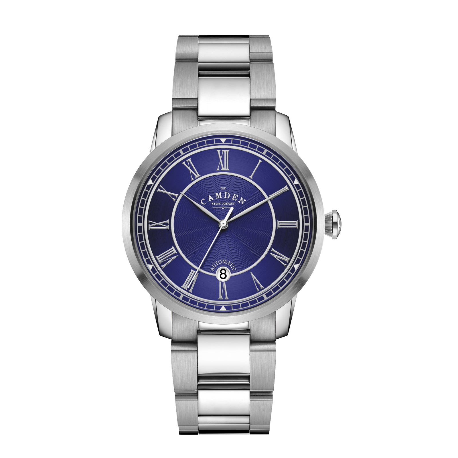 No.29 Automatic Steel and Navy on Metal Bracelet