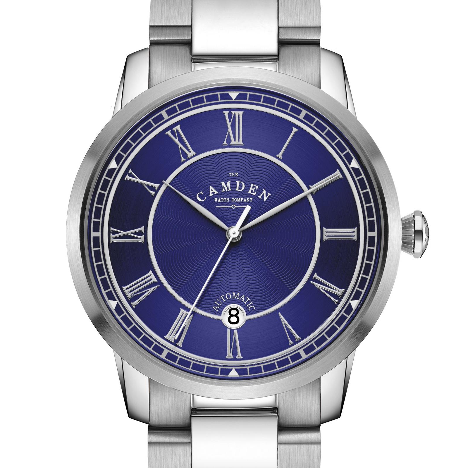 No.29 Automatic Steel and Navy on Metal Bracelet