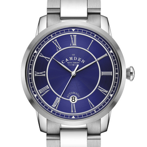 No.29 Automatic Steel and Navy on Metal Bracelet