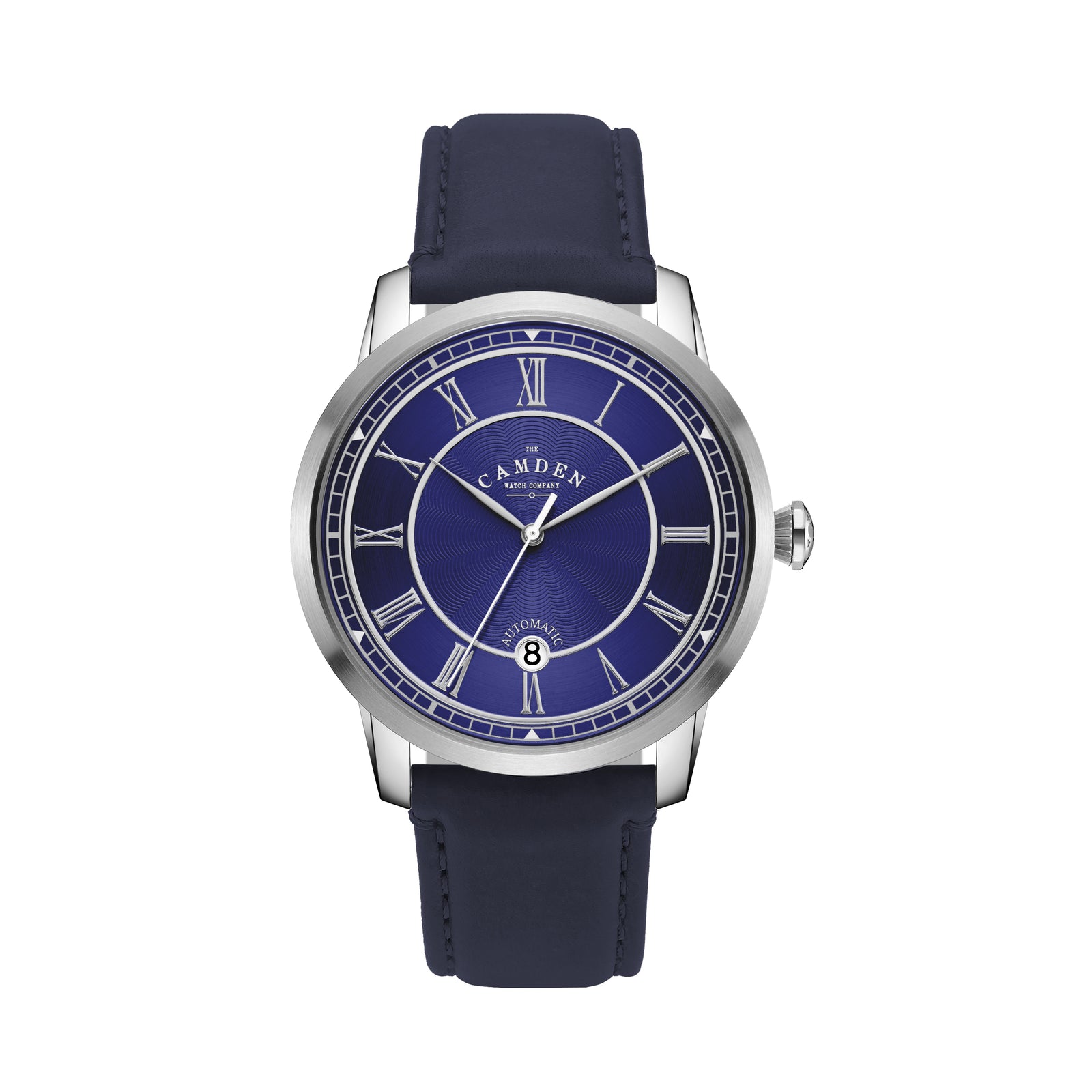 No.29 Automatic Steel and Navy on Navy Italian Leather
