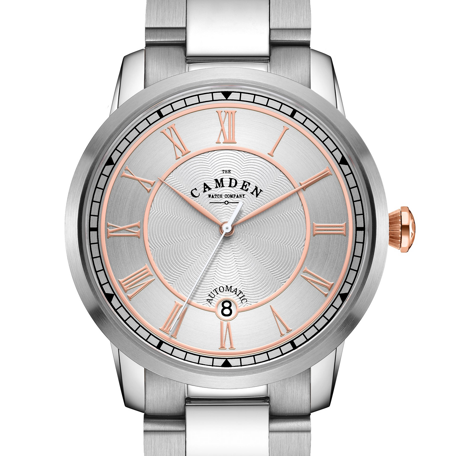 No.29 Automatic Steel and Rose Gold on Metal Bracelet