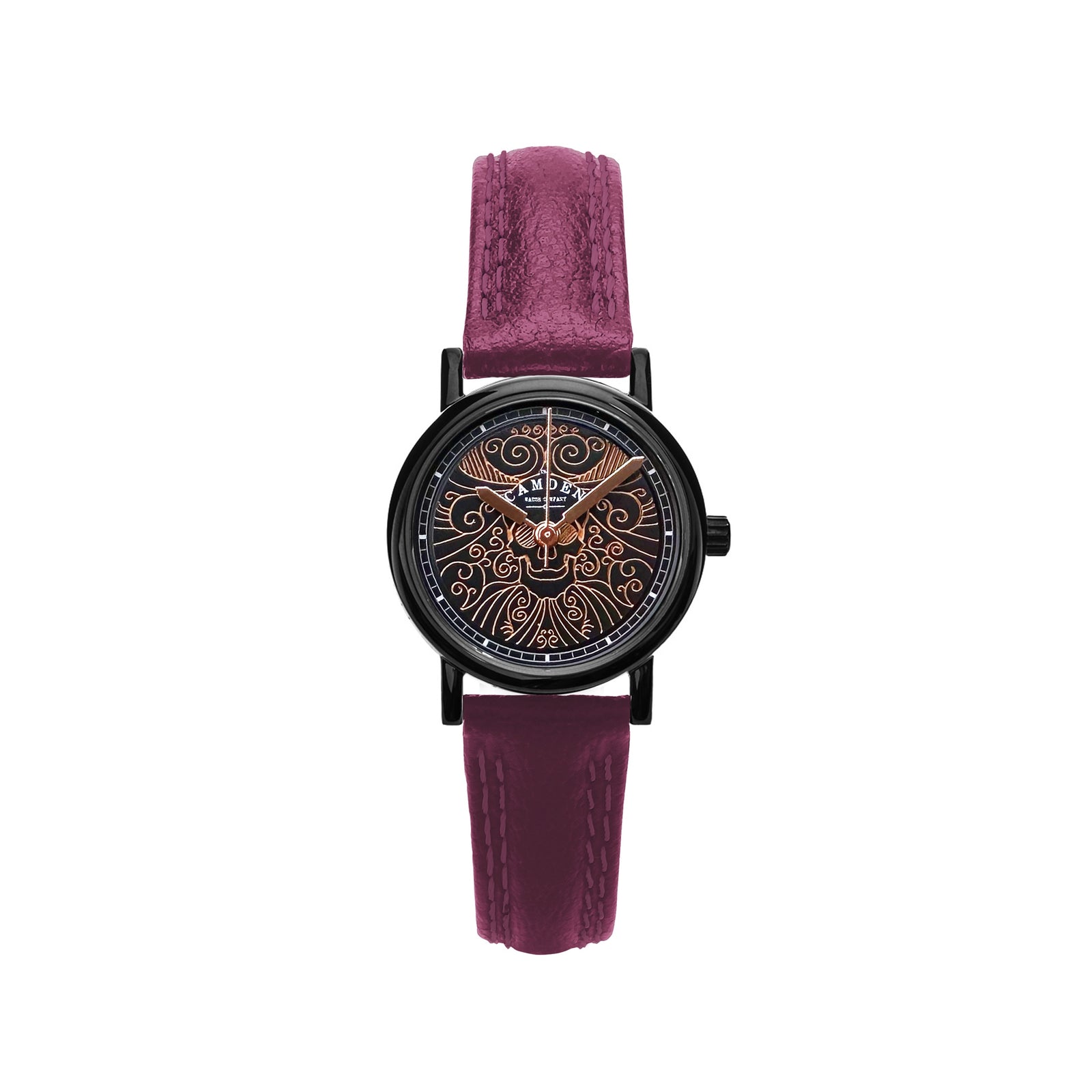 No.24 Memento Mori on Oxblood Leather