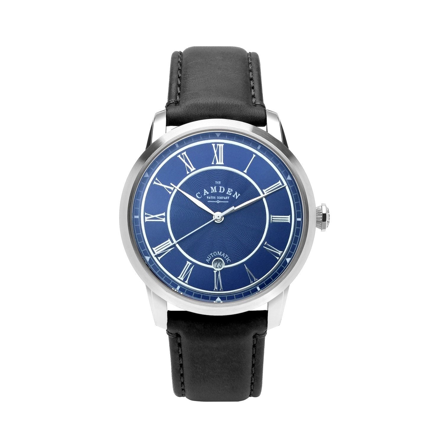 No.29 Automatic Steel, Navy and Black