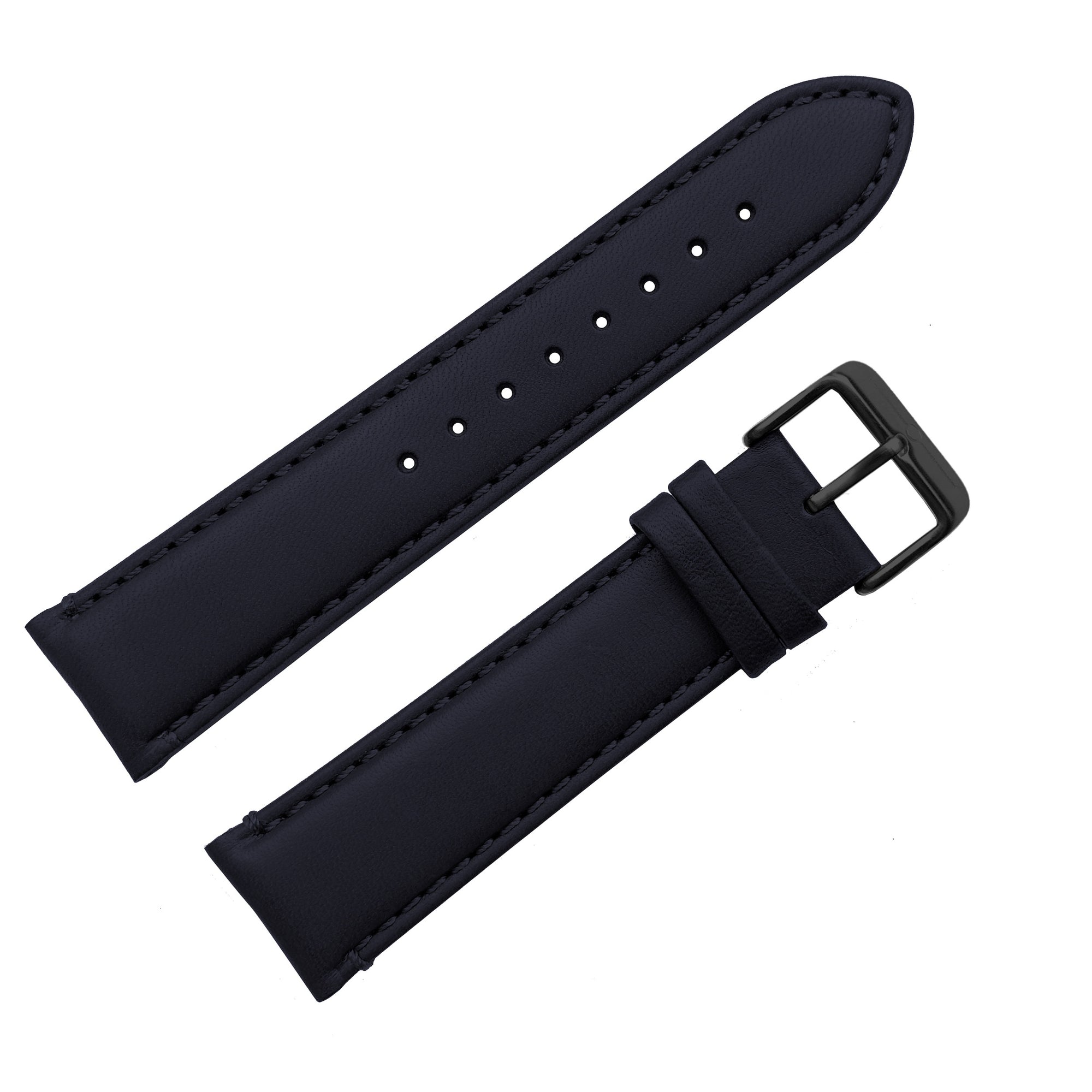 No.29 Italian Leather Navy Strap Black Tang Buckle