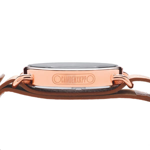 No.88 Rose Gold Unisex Camden Cycling Watch Side
