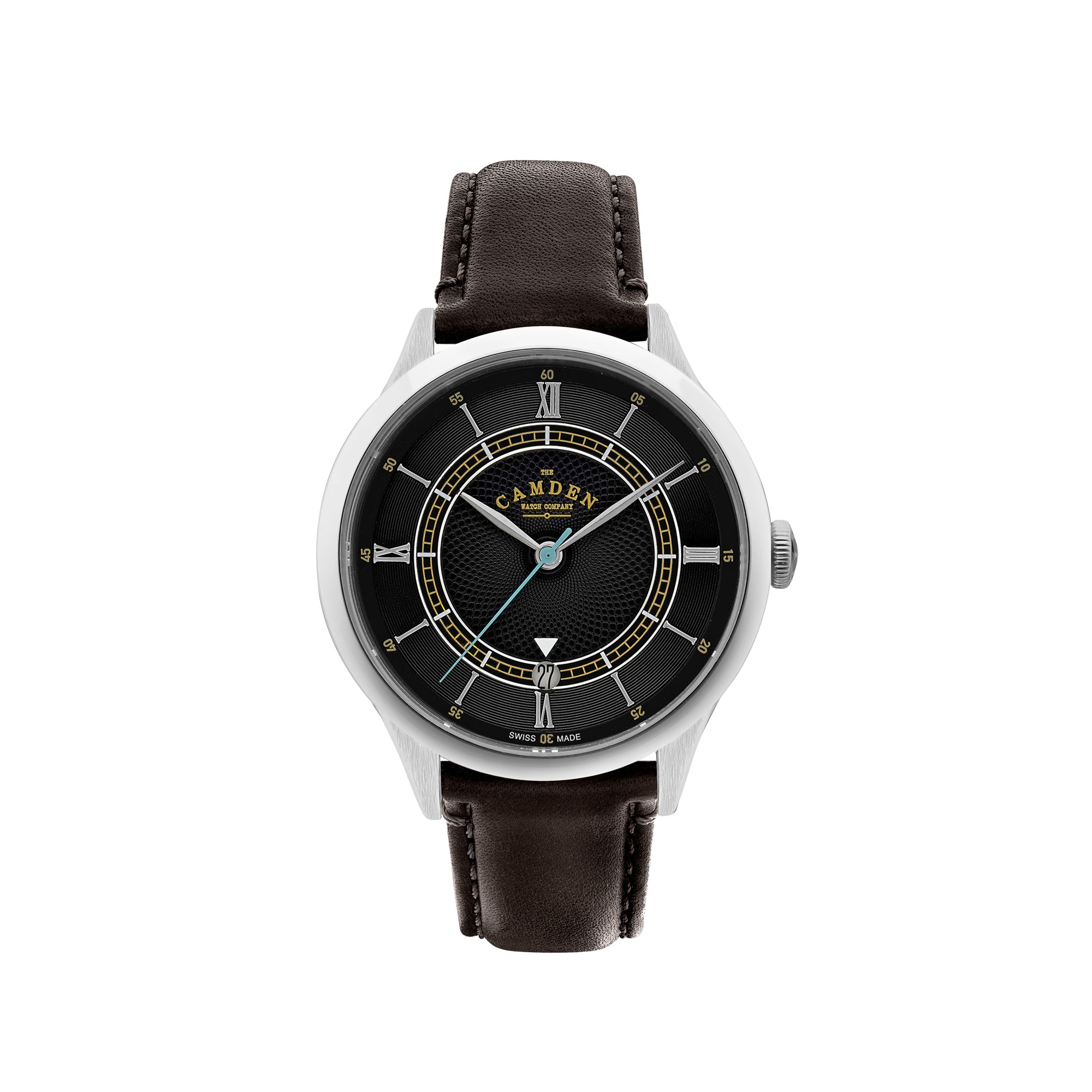 No.274 Automatic Steel, black and brown