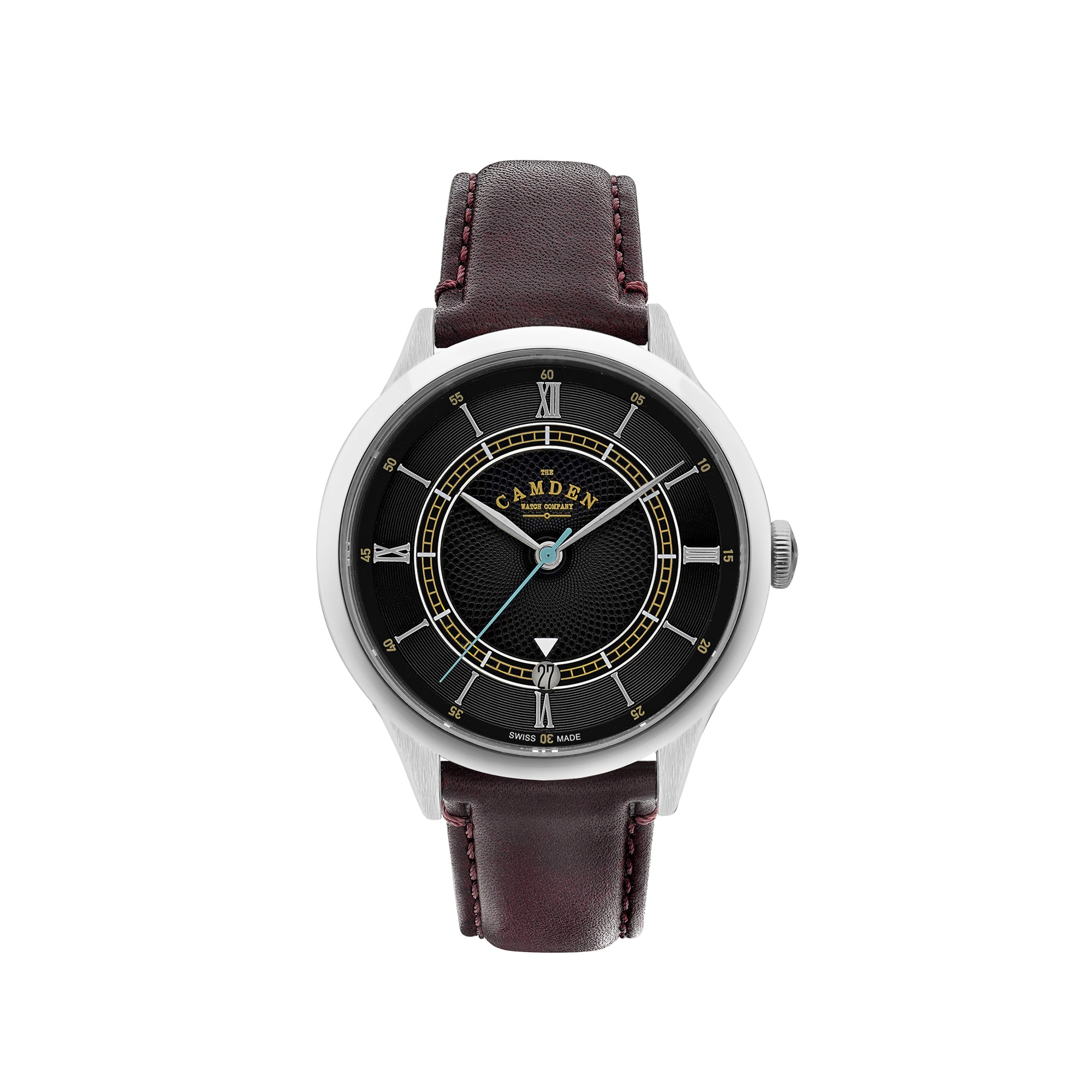 No.274 Automatic Steel, black and oxblood