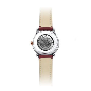 No.29 Automatic Steel, Rose Gold and Oxblood