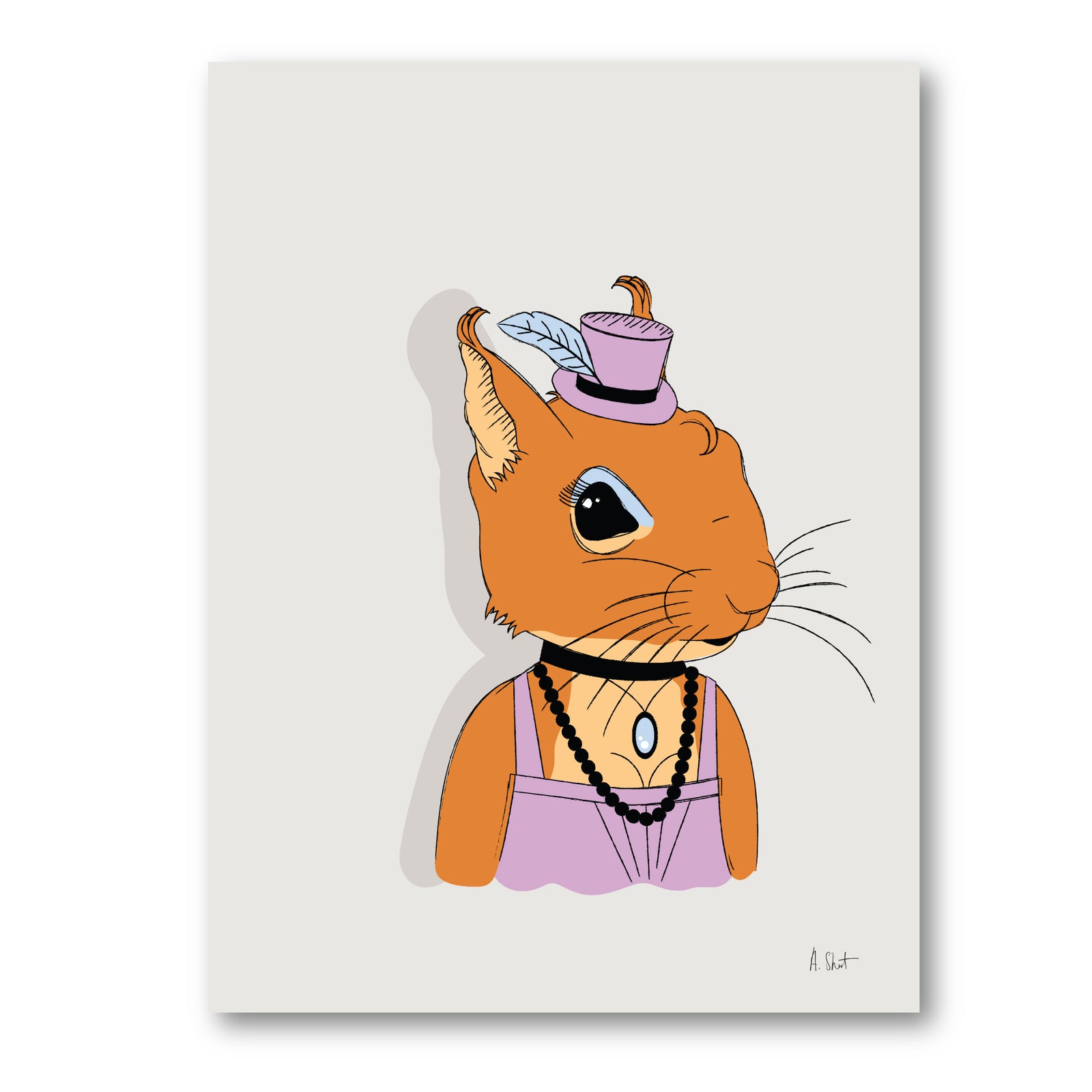 Madame Tiquelcoque Print