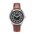 No.253 Unisex Watch Steel and Tan Leather Strap