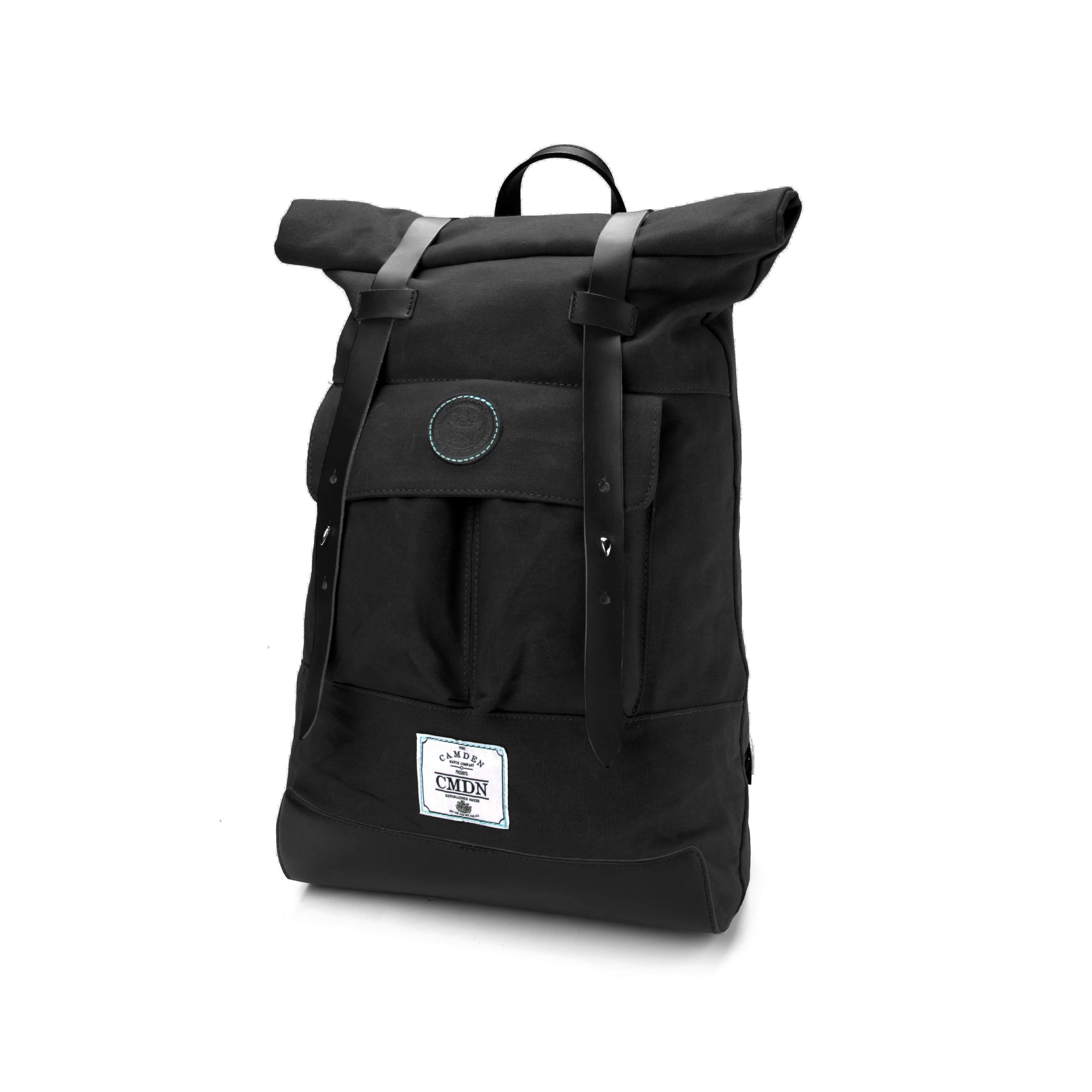 Backpack - Black Waxed Canvas Backpack