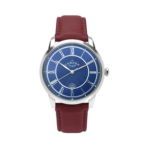 No.29 Automatic Steel, Navy and Oxblood