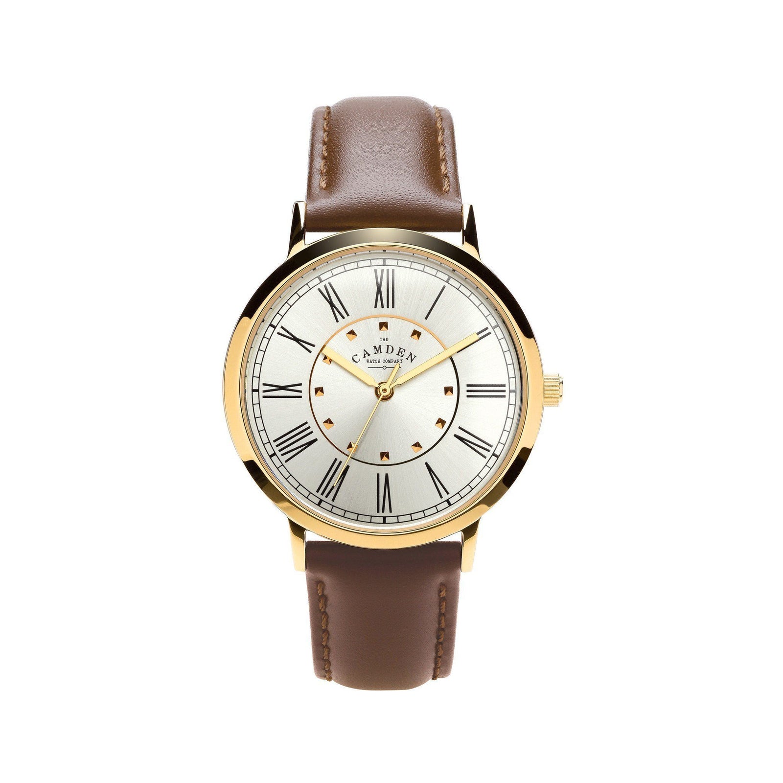 No.27 Gold on Brown Strap
