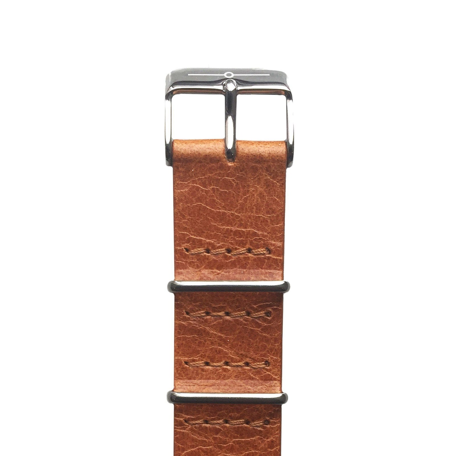 Strap - Tan Leather And Steel NATO